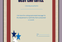 42 Printable Award Certificate Templates To Download | Sample Templates for Best Employee Award Certificate Templates