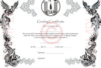 5+ Beautiful Martial Arts Certificate Templates – Repli Counts Template pertaining to New Karate Certificate Template