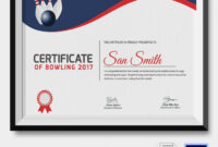 5 Bowling Certificates – Psd & Word Designs | Design Trends – Premium with regard to Amazing Sports Award Certificate Template Word