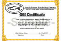 5 Gift Certificate Sample Sampletemplatess With Regard To Fishing Gift with Fishing Gift Certificate Template