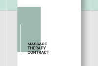 5+ Massage Therapy Contract Templates - Pdf, Word, Google Docs, Apple in Simple Massage Therapy Contract Agreement