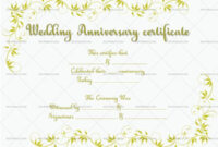 50 Wedding Anniversary Certificates (Stylish, #6654) | Gift Certificate intended for Anniversary Gift Certificate Template Free