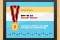 5K Participation Certificate – Finish Lineaward Hut with regard to Marathon Certificate Templates