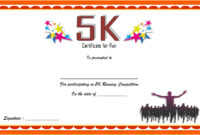 5K Race Certificate Templates Free [7+ Best Choices In 2019] for Simple Finisher Certificate Template