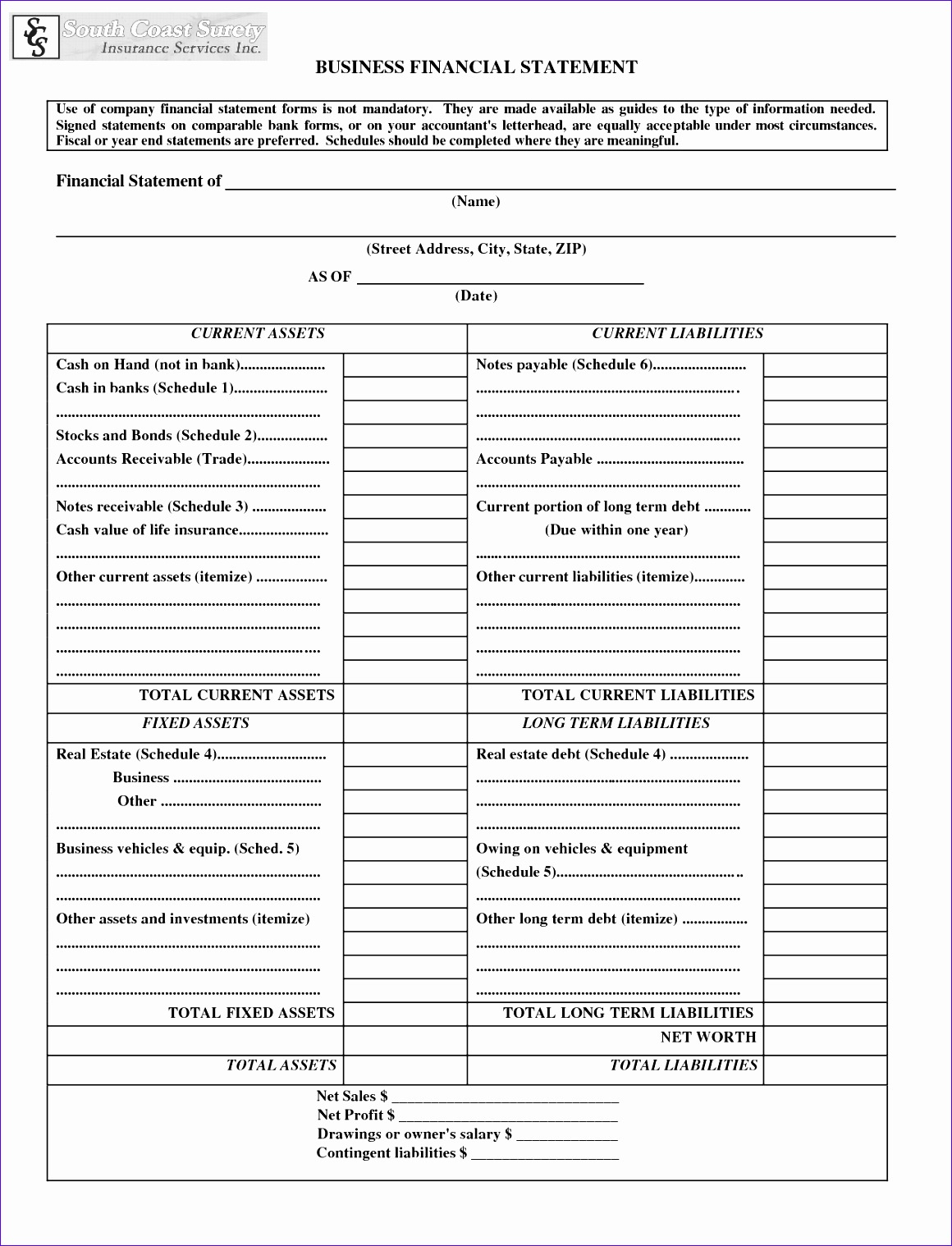 6 Financial Statements Templates Excel - Excel Templates - Excel Templates with regard to Corporate Financial Statement Template