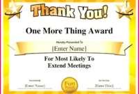 Fascinating Funny Certificates For Employees Templates