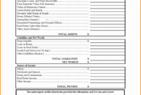 6+ Sample Personal Financial Statement Template - Sampletemplatess with Detailed Personal Financial Statement Template