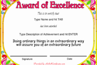 7 Academic Certificate Of Appreciation Template - Sampletemplatess in Free Sample Award Certificates Templates