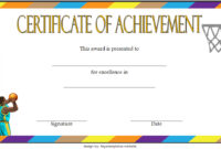7 Basketball Achievement Certificate Editable Templates throughout Basketball Tournament Certificate Templates