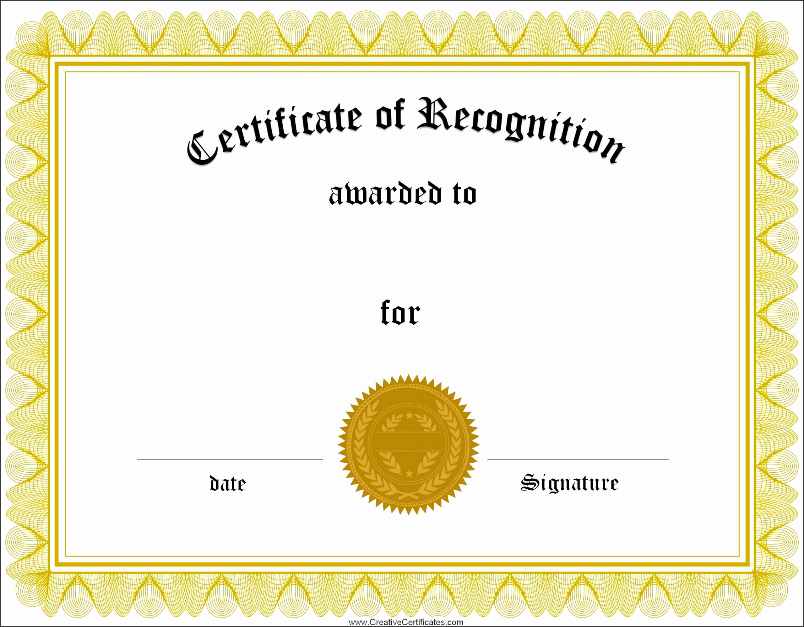 8 Easy To Use Certificate Of Appreciation Template - Sampletemplatess inside New Certificate Of Recognition Word Template