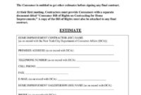 8+ Home Repair Contract Templates - Doc, Xls, Pages, Numbers, Google within Free Kitchen Installation Contract Template