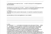 8+ Roommate Contract Templates – Word, Google Docs, Apple Pages | Free throughout Free Electrical Contract Agreement Sample