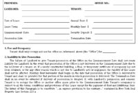 9+ Rent Agreement Format Template Sample For Managing Rent An Office inside Amazing Office Rent Contract Template