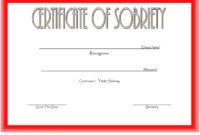 9 Sobriety Certificate Template Ideas | Certificate Intended For Unique for Fantastic Sobriety Certificate Template 7 Fresh Ideas Free