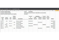 Accounts Receivable Ledger Format: Excel Template For Free Download regarding Account Receivable Statement Template