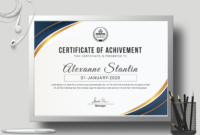 Achievement Award Layout Certificate Template intended for Free Sample Award Certificates Templates