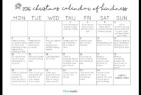 Acts Of Kindness Christmas Countdown | Kindness Calendar, Kids Calendar throughout Kindness Certificate Template 7 New Ideas Free