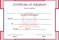 Adoption Certificate | Adoption Certificate, Certificate Templates inside Fantastic Child Adoption Certificate Template Editable