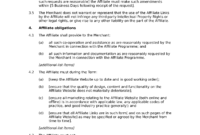 Affiliate Terms And Conditions (Standard) - Docular with Fantastic 3Rd Party Commission Contract Template