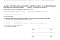 Agreement To Purchase Real Estate Form Free – Free Printable Documents within Home Offer Contract Template