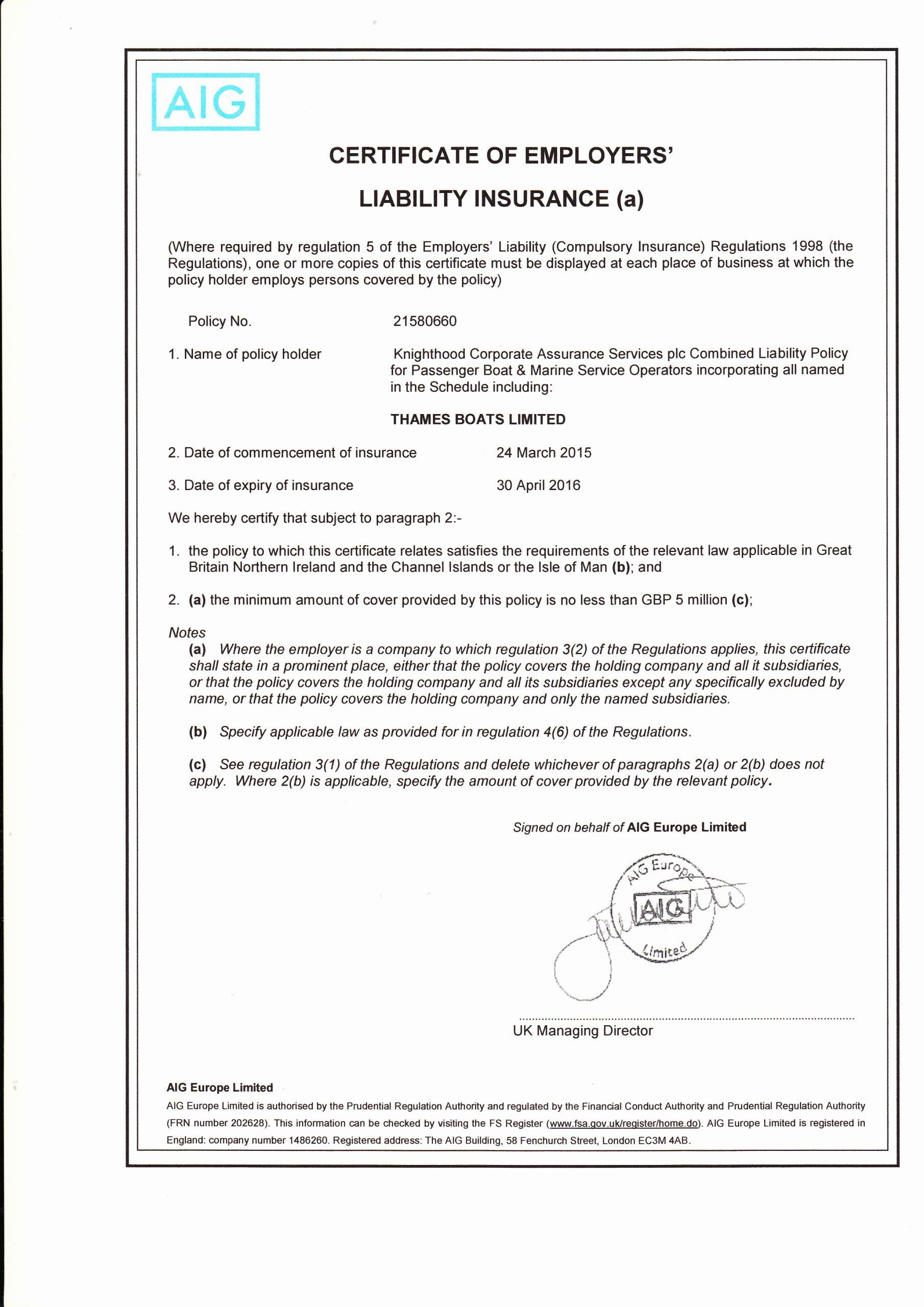 Alarm Certificate For Insurance Template Luxury Insurance Policy inside Attestation Statement Template