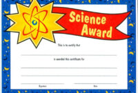 Also At Http://Www.super-Science-Fair-Projects/Science-Fair for New Science Fair Certificate Templates