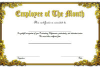 An Employee Of The Month Certificate Template Word Free (6Th Design pertaining to Employee Of The Month Certificate Template Word