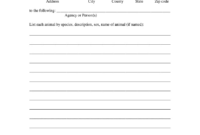 Animal Relinquishment Form – Fill Online, Printable, Fillable, Blank inside Horse Adoption Contract Template