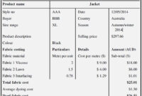 Apparel Costing Sheet Analysis – Fashion2Apparel throughout Fashion Cost Sheet Template
