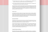 Artist Contract Template – Word (Doc) | Google Docs throughout Free Personal Appearance Contract Template