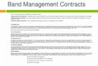 Artist Management Contract Template Luxury Artist Management Contract in Fantastic Session Musician Contract Template