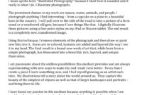 Artist Statement Examples Photography - Idalias Salon regarding Artist Statement Template
