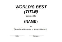 Awards-Certificates | Free Templates Clip Art &amp;amp; Wording | Geographics | 2 throughout Worlds Best Boss Certificate Templates Free