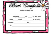 Awesome Rabbit Birth Certificate Template Free 2019 Designs pertaining to Rabbit Birth Certificate Template Free 2019 Designs