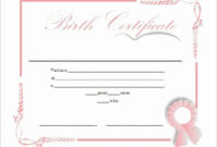 Baby Doll Birth Certificate Template New 11 Best Images About Reborn for Fresh Baby Doll Birth Certificate Template