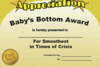 Baby Shower Award Certificate | Funny Awards Certificates, Funny Office within Simple Baby Shower Game Winner Certificate Templates