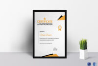 Badminton Sports Certificate Design Template In Psd, Word within Awesome Badminton Achievement Certificates