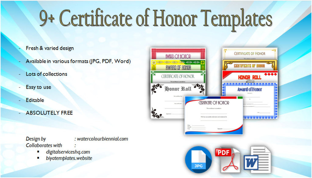 Bake Off Certificate Templates [7+ Colorful Designs Free Download] throughout Blessing Certificate Template Free 7 New Concepts