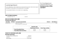 Bank Account Statement Amount – Fill And Sign Printable Template Online in Bank Account Statement Template