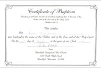 Baptism Certificate Template Publisher - Calep.midnightpig.co In with regard to Fresh Baptism Certificate Template Word