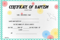 Baptism Certificate Template Word (4) – Templates Example | Templates inside Fresh Baptism Certificate Template Word