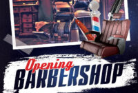 Barber Shop Opening Business A5 Flyer Template 19507 In 2021 | Barber for Fresh Barber Shop Certificate Free Printable 2020 Designs