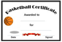 Basketball Award Certificate To Print | Certificate Templates, Awards intended for Basketball Gift Certificate Template
