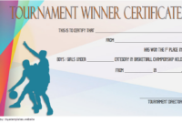 Basketball Tournament Winner Certificate Template Free 5 | Certificate regarding Fascinating Mvp Award Certificate Templates Free Download