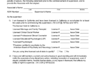 Bbs Supervision Agreement Form - Fill Out And Sign Printable Pdf pertaining to Clinical Supervision Contract Template