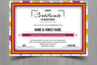 Beautiful Certificate Template Design 250543 Vector Art At Vecteezy pertaining to Beautiful Certificate Templates