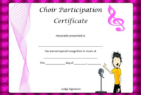 Best Choir Certificate Template – Amazing Certificate Template Ideas within Fantastic Choir Certificate Template
