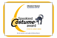 Best Costume Certificate Templates – Word Templates throughout Best Dressed Certificate Templates