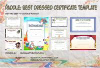 Best Dressed Certificate Templates – Free 9+ Best Ideas pertaining to Fantastic Best Dressed Certificate Templates