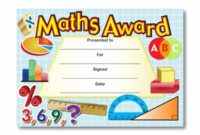Best Math Certificate Template In 2021 | Awards Certificates Template regarding New Math Award Certificate Template